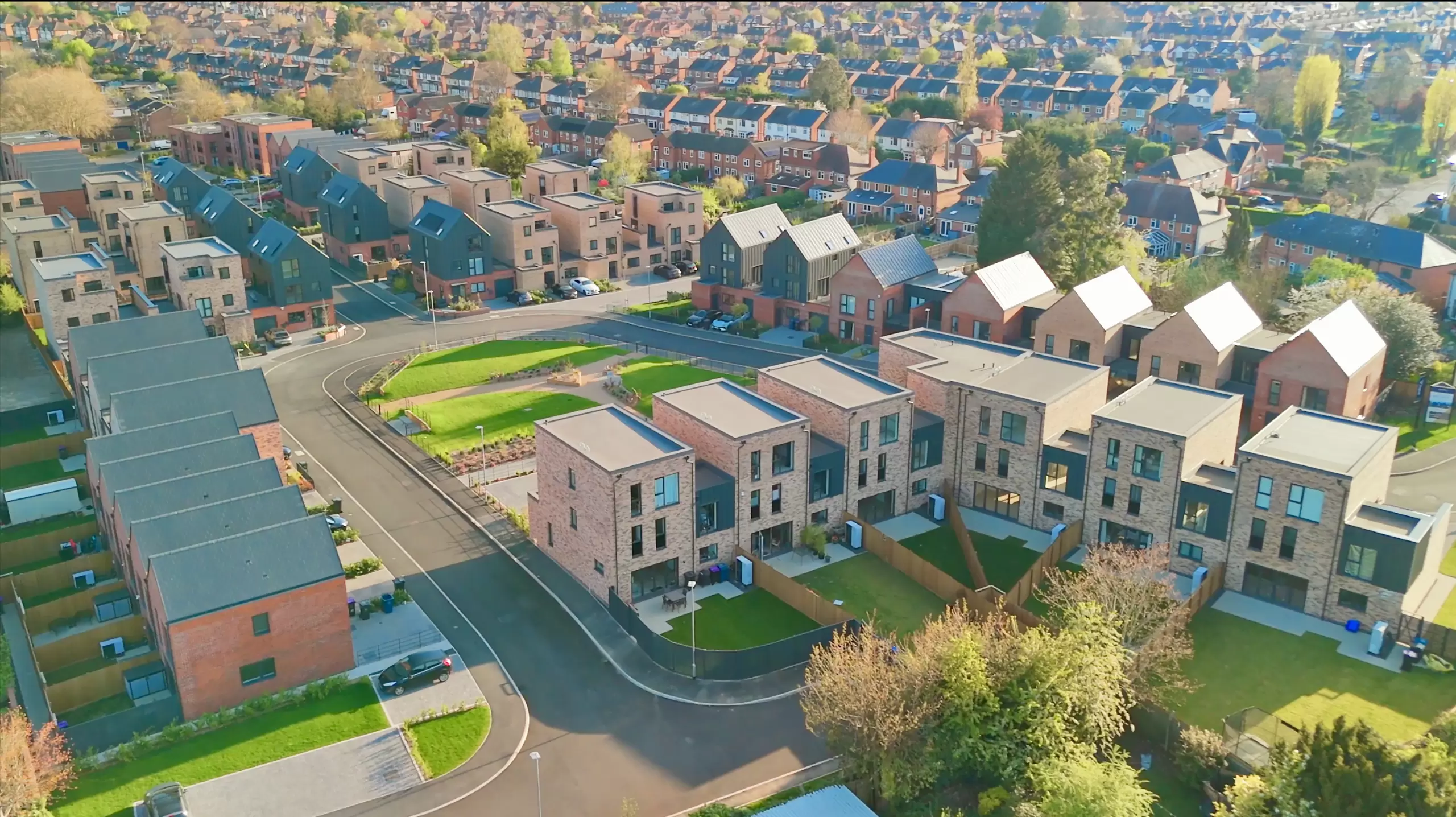 Exterior shot of the new home in West Bridgford     